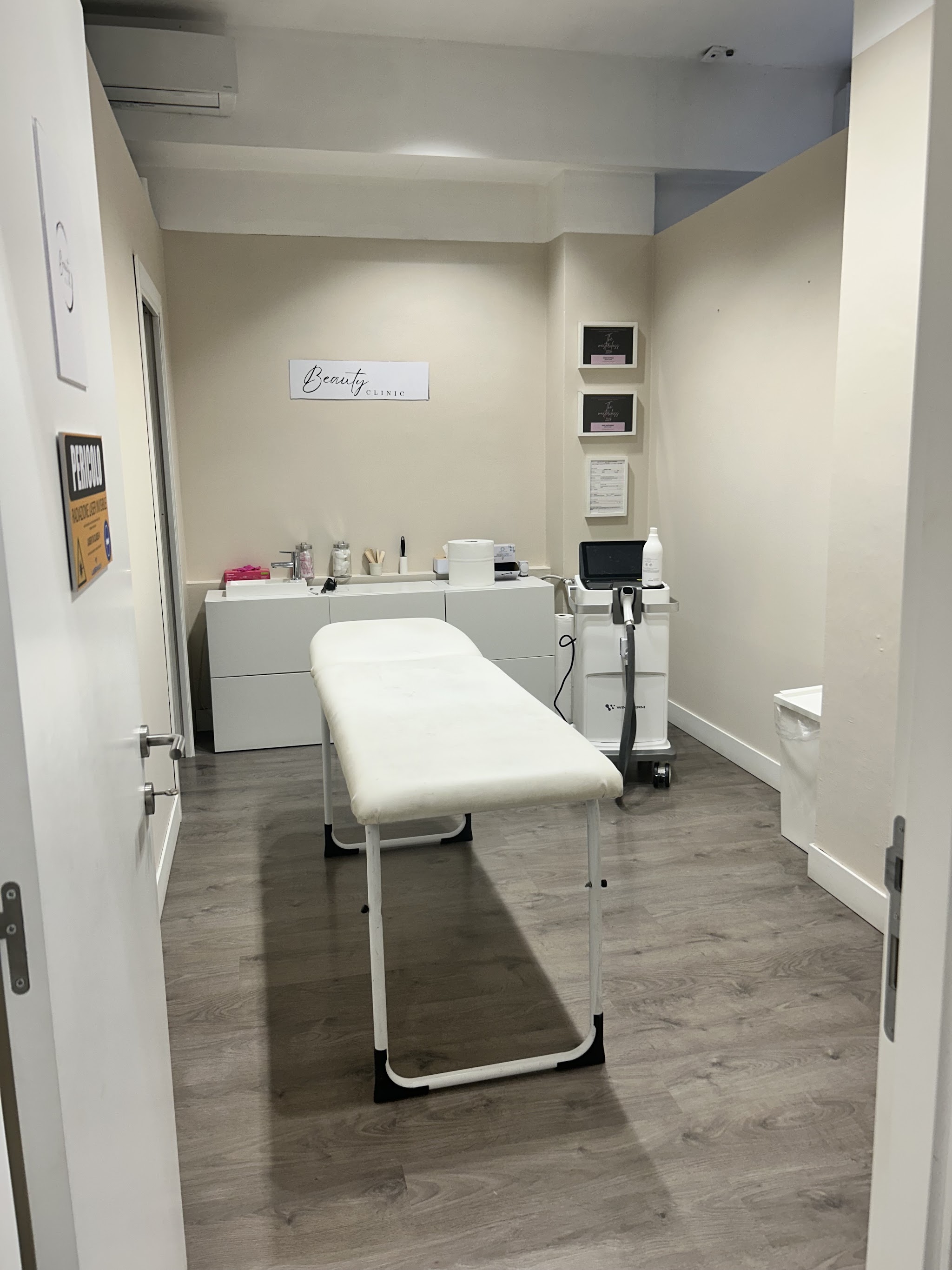 Cabina trattamenti di Beauty Clinic Como
